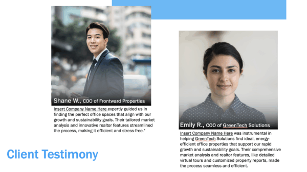 CRE Brochure Template