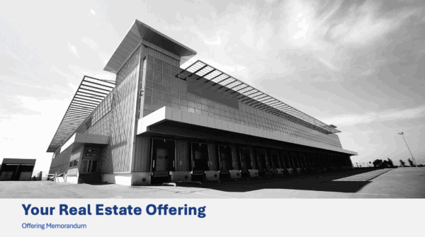Commercial Real Estate Offering Memorandum Template